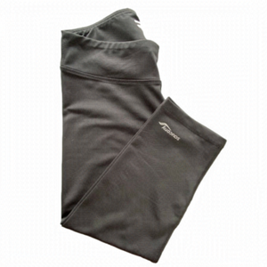 SAUCONY black crop athletic pants size M